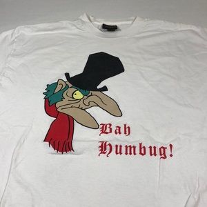 Vintage Tough of gold xl retro bah humbug! X-mas